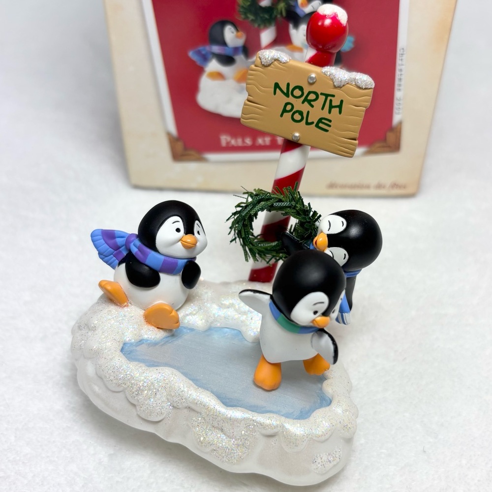 Hallmark‎ Keepsake Christmas Ornament "Pals At The Pole" 2003 (Penguins)